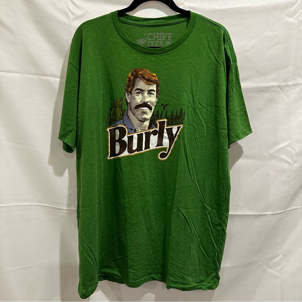 Chive Tees Green Burly Graphic T-Shirt